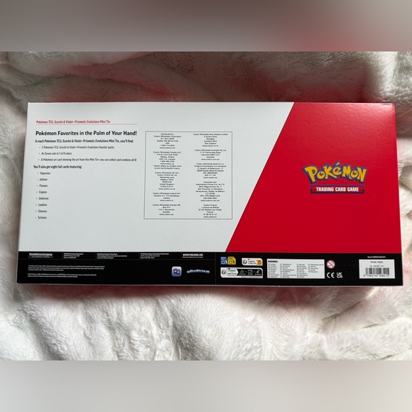 Pokémon Prismatic Evolutions Mini Tins 8-Pack Brand New - Picture 2 of 2